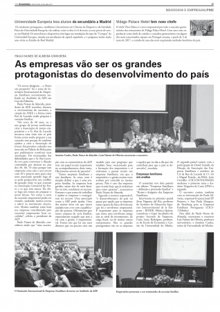 “As empresas vão ser os grandes protagonistas do desenvolvimento do país”