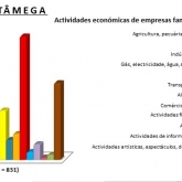 Atividades económicas de empresas familiares: Alto Tâmega | Infografia
