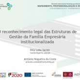 Novo documento "O reconhecimento legal das Estruturas de Gestão da Família Empresária institucionalizada"