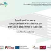Novo documento "Família e Empresa: compromissos vinculativos de transição geracional e sucessão"